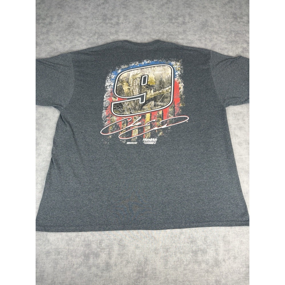 Vintage Chase Elliott #9 NASCAR Camo Graphic T Shirt 2XL Hendrick Motors